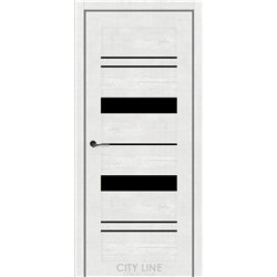 Міжкімнатні двері CITY LINE DELTA Рустік Авіньйон Білий BLK