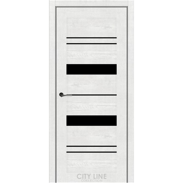 Міжкімнатні двері CITY LINE DELTA Рустік Авіньйон Білий BLK