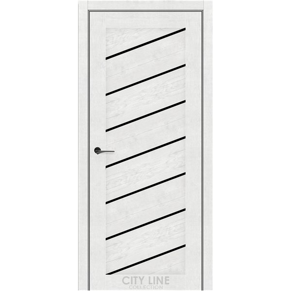 Міжкімнатні двері CITY LINE GRANDIN Рустік Авіньйон Білий BLK