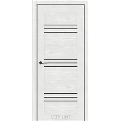 Міжкімнатні двері CITY LINE SANTO Рустік Авіньйон Білий BLK