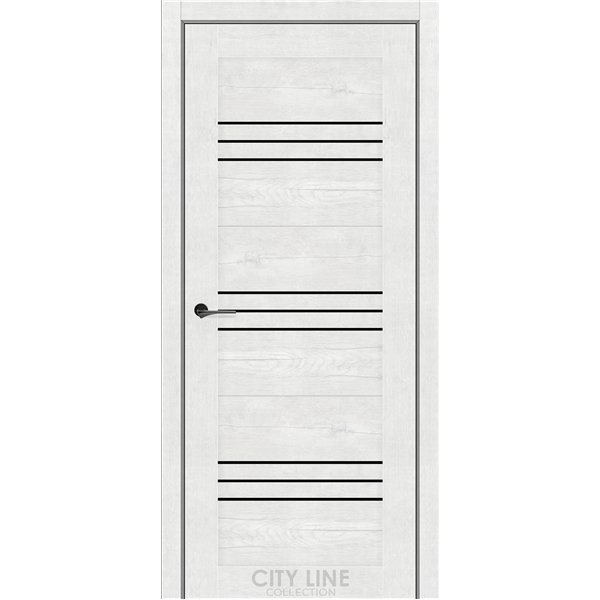 Міжкімнатні двері CITY LINE SANTO Рустік Авіньйон Білий BLK