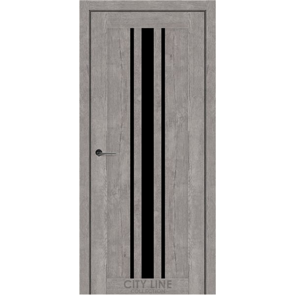 Міжкімнатні двері CITY LINE ARABELA Рустік Авіньйон Сірий BLK