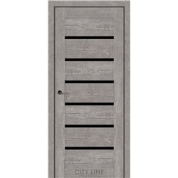 Міжкімнатні двері CITY LINE FORSAN Рустік Авіньйон Сірий BLK