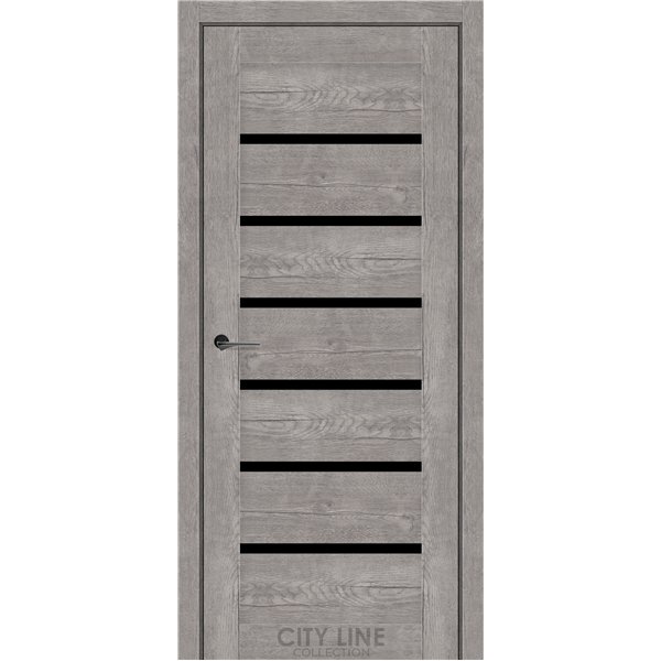 Міжкімнатні двері CITY LINE FORSAN Рустік Авіньйон Сірий BLK