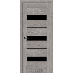 Міжкімнатні двері CITY LINE ARION Рустік Авіньйон Сірий BLK