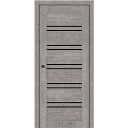 Міжкімнатні двері CITY LINE FOXTON Рустік Авіньйон Сірий BLK