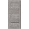 Міжкімнатні двері CITY LINE SANTO Рустік Авіньйон Сірий BLK