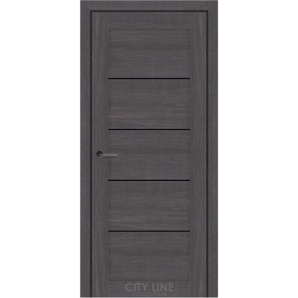 Міжкімнатні двері CITY LINE BELTON Дуб Шато BLK