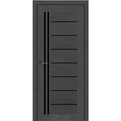 Межкомнатные двери CITY LINE COLORADO Хромикс Антрацит BLK