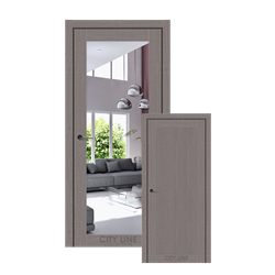 Міжкімнатні двері CITY LINE TRENTON Венге Савіола  Дзеркало срібне