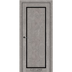 Міжкімнатні двері CITY LINE INDIGO Рустік Авіньйон Сірий BLK
