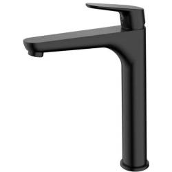 5521021B Life Змішувач д/раковини, високий, чорний мат (1 сорт)