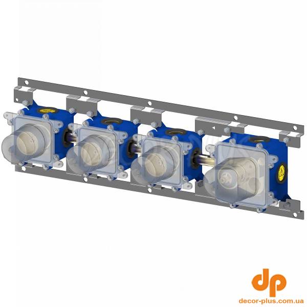 MDBOX019 modular box  Внутрішня частина до термостата на 3 виходи, вертикальна/горизонтальна установка (1 сорт)