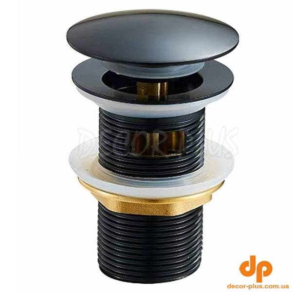 550548B Донний клапан, чорний матовий (1 сорт)