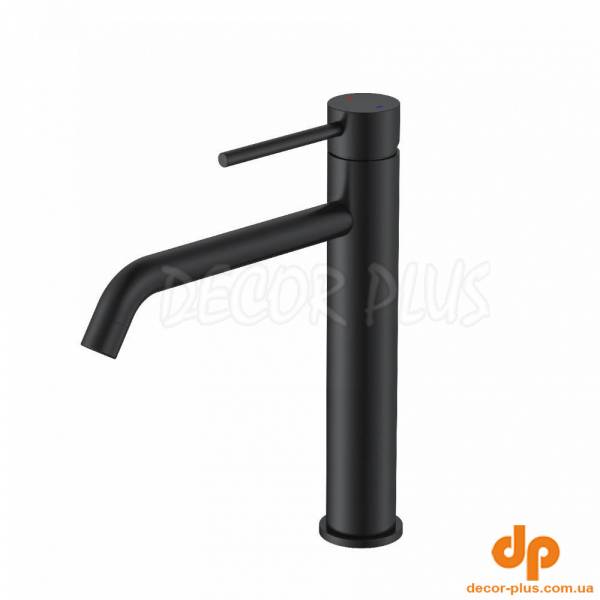 550533B Flow Змішувач д/раковини, високий, чорний матовий (1 сорт)