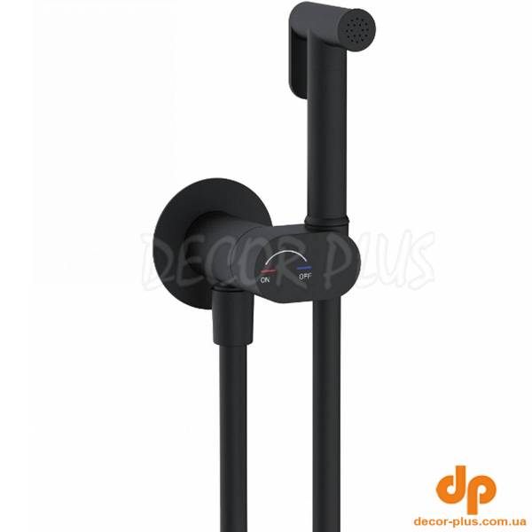 550539B Flow Гігієнічний душ, чорний матовий (1 сорт)