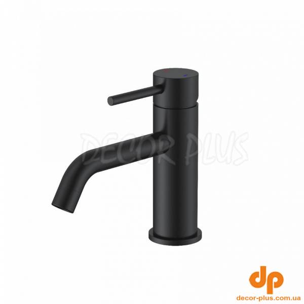 550547B Flow Змішувач д/раковини, чорний матовий (1 сорт)