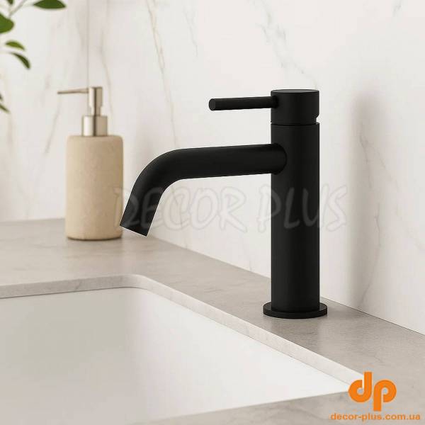 550534B Flow Змішувач д/раковини, чорний матовий (1 сорт)