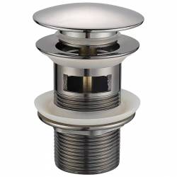 550548N Донний клапан, brushed nickel (1 сорт)