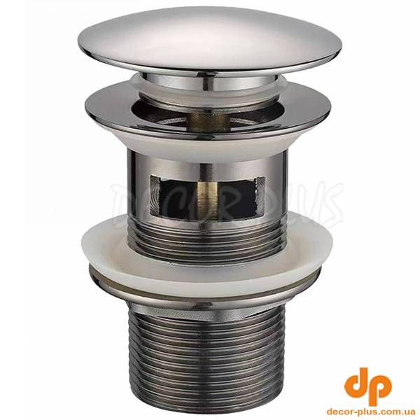 550548N Донний клапан, brushed nickel (1 сорт)