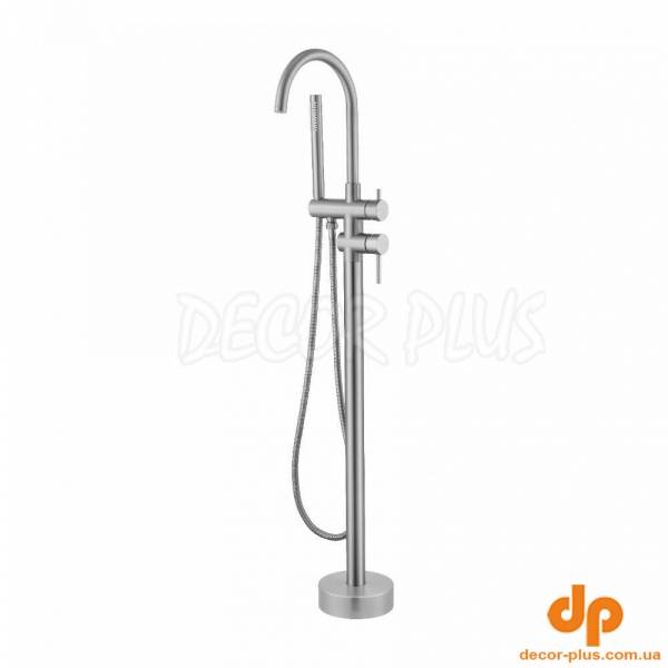 550538N Flow Змішувач для ванни з підлоги, brushed nickel (1 сорт)