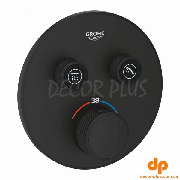 Змішувач для душу Grohtherm SmartControl 29507KF0 Black matt Grohe