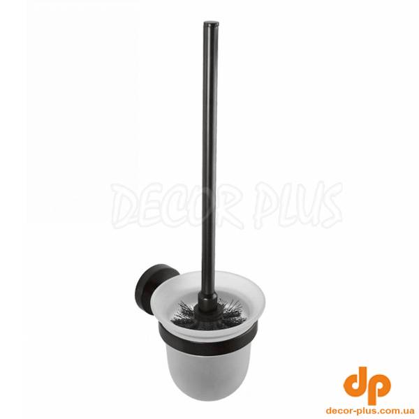 Туалетна щітка з тримачем Dark (104113010), Bemeta
