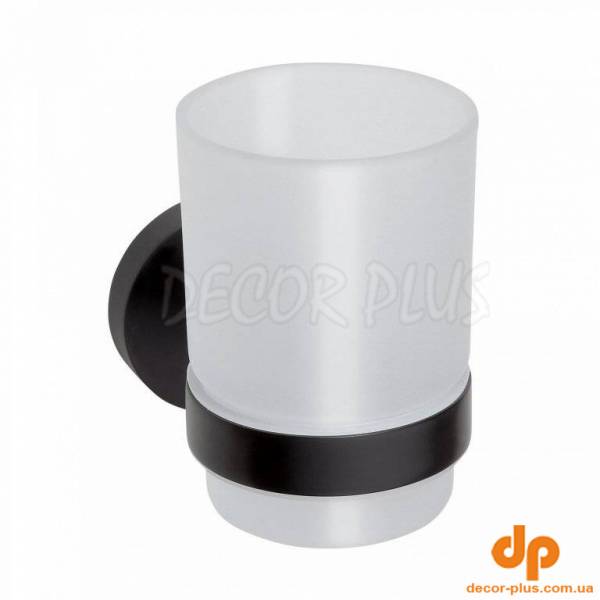 Стакан з тримачем Dark (104110010), Bemeta