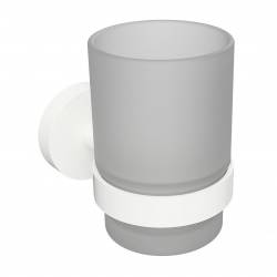 Стакан з тримачем White (104110014), Bemeta
