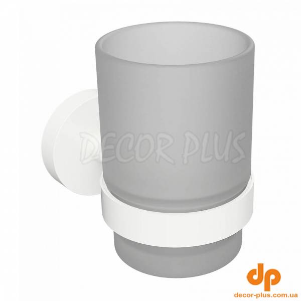 Стакан з тримачем White (104110014), Bemeta