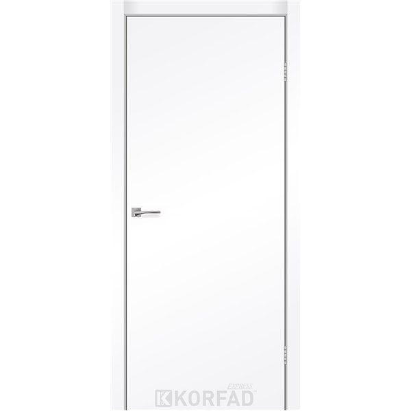 Межкомнатные двери KORFAD EXPRESS CORNER Белый Мат Глухая