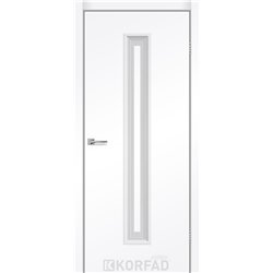 Межкомнатные двери KORFAD EXPRESS GLASS-02 Белый Мат Стекло Сатин