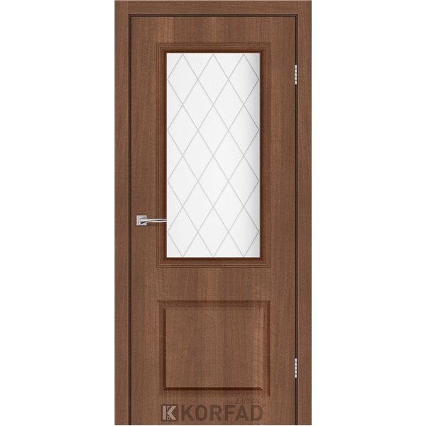 Межкомнатная дверь KORFAD EXPRESS KOLIN Ольха Горная Рисунок прозрачный