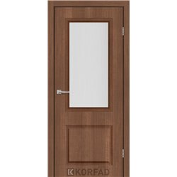 Межкомнатная дверь KORFAD EXPRESS KOLIN Ольха Горная Стекло Сатин