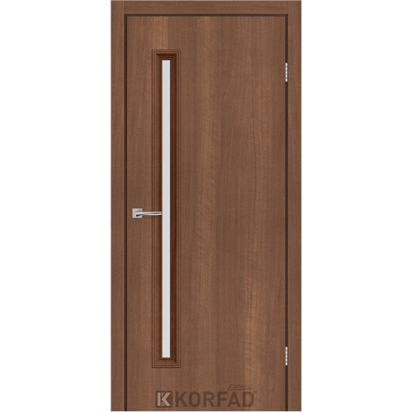 Межкомнатные двери KORFAD EXPRESS GLASS-01 Ольха Горная Стекло Сатин