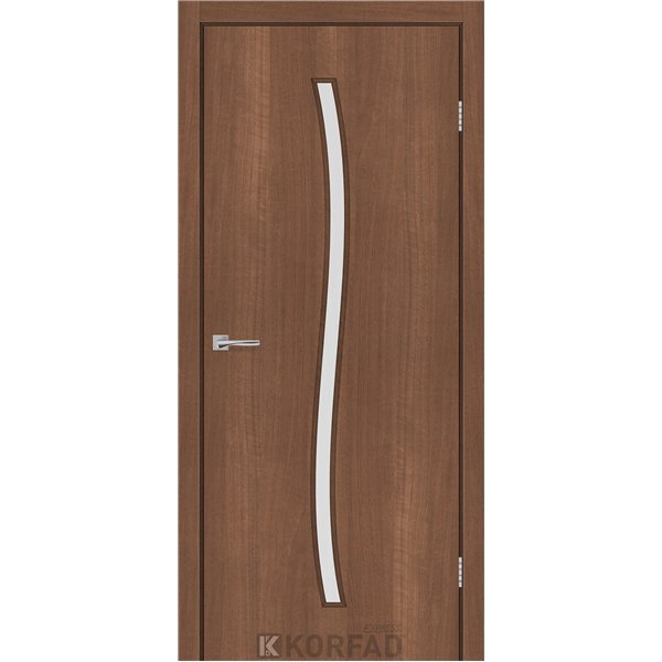 Межкомнатные двери KORFAD EXPRESS GLASS-04 Ольха Горная Стекло Сатин
