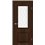 Міжкімнатні двері KORFAD EXPRESS KOLIN Каштан Бурбон Малюнок прозорий