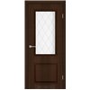 Межкомнатная дверь KORFAD EXPRESS KOLIN Каштан Бурбон Рисунок прозрачный