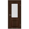 Межкомнатная дверь KORFAD EXPRESS KOLIN Каштан Бурбон Стекло Сатин