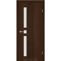 Межкомнатные двери KORFAD EXPRESS GLASS-05 Каштан Бурбон Стекло Сатин