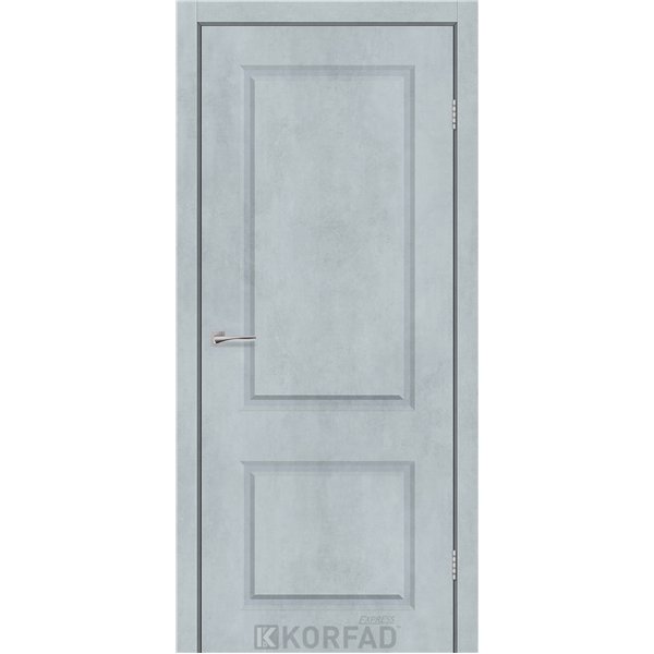 Межкомнатная дверь KORFAD EXPRESS KENTON Цемент Светлый Глухое