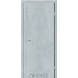 Межкомнатные двери KORFAD EXPRESS CORNER Цемент Светлый Глухая