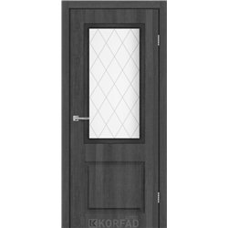 Межкомнатная дверь KORFAD EXPRESS KOLIN Ясень Гранит Рисунок прозрачный