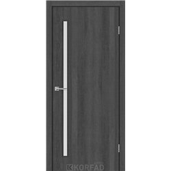 Межкомнатные двери KORFAD EXPRESS GLASS-03 Ясен Гранит Стекло Сатин