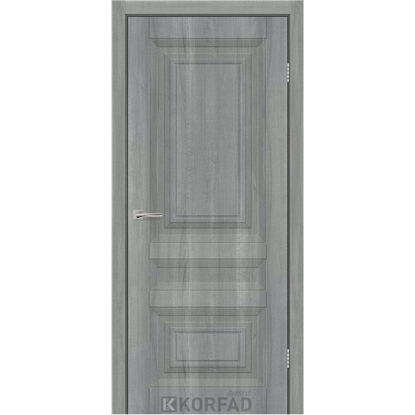 Межкомнатная дверь KORFAD EXPRESS CARROL Ясень Стальной Глухое