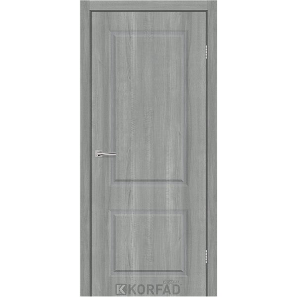 Межкомнатная дверь KORFAD EXPRESS KENTON Ясень Стальной Глухое