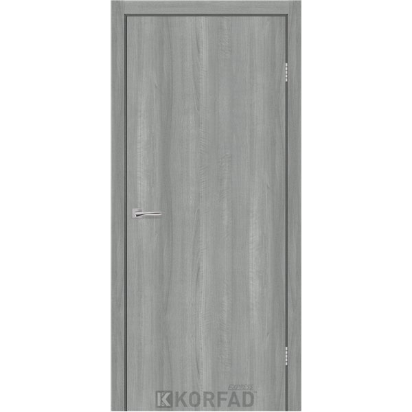 Межкомнатные двери KORFAD EXPRESS CORNER Ясень Стальной Глухая
