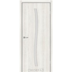 Межкомнатные двери KORFAD EXPRESS GLASS-04 Ясень Шелковый Стекло Сатин