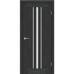 Межкомнатные двери KORFAD EXPRESS ALLEGRO Бетон Графит Стекло Сатин