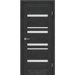Межкомнатные двери KORFAD EXPRESS MARTINA Бетон Графит Стекло Сатин
